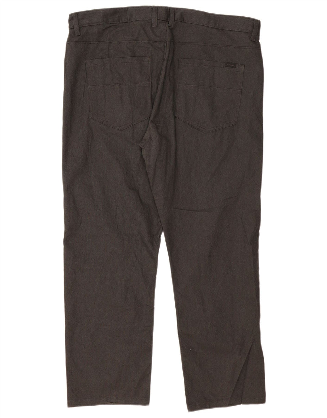 Męskie spodnie casual CALVIN KLEIN W36 L30, czarna bawełna