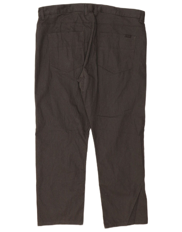 Męskie spodnie casual CALVIN KLEIN W36 L30, czarna bawełna