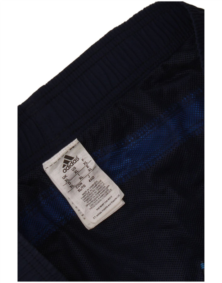 Męskie spodenki kąpielowe Adidas XL, granatowe, nylonowe