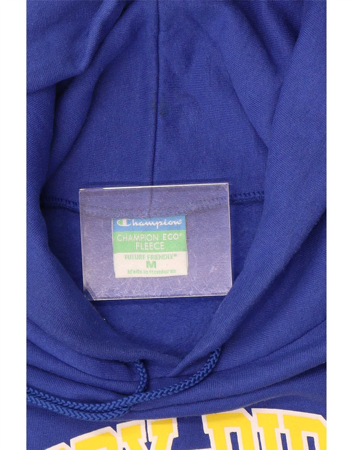 Męski sweter z kapturem Champion Graphic, średni niebieski, bawełniany