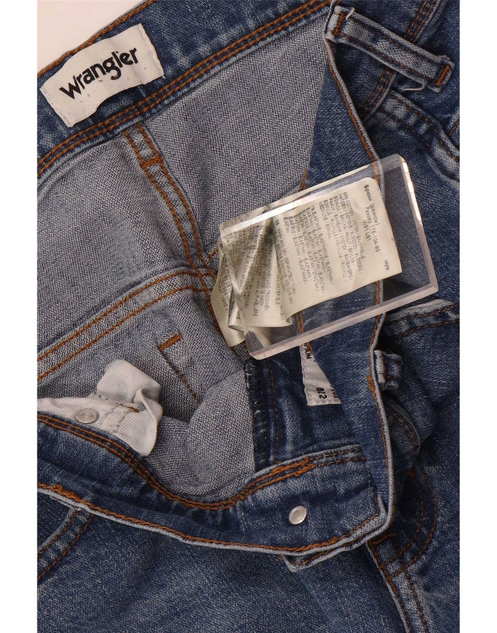 Męskie jeansy Wrangler Texas Slim W36 L32 Niebieskie bawełniane