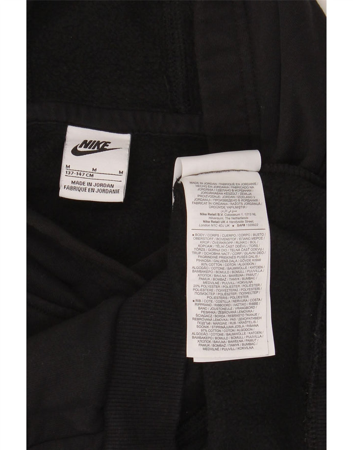 Chłopięcy sweter z kapturem Nike 10-11 lat, średni czarny, bawełniany
