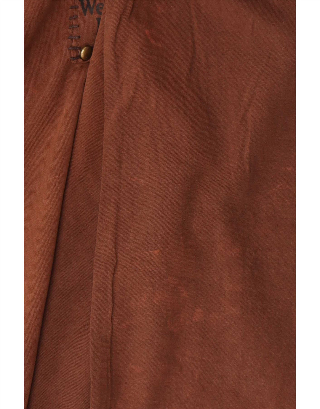 Bromfield Męski top z długim rękawem 2XL, brązowa bawełna