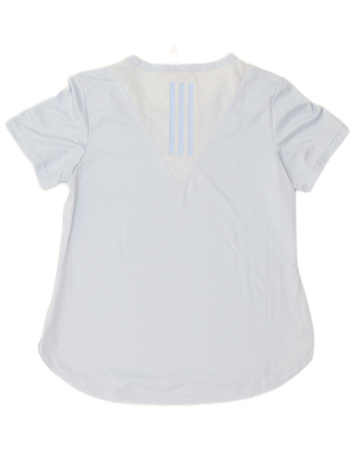 Damska koszulka z grafiką ADIDAS Top UK 16/18, duża niebieska