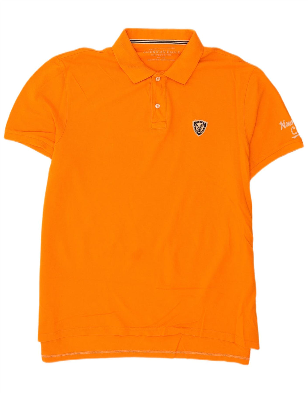 Męska koszulka polo American Eagle 2XL Pomarańczowa, bawełniana