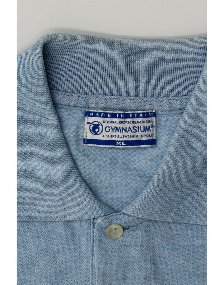 Męska koszulka polo GYMNASIUM XL niebieska