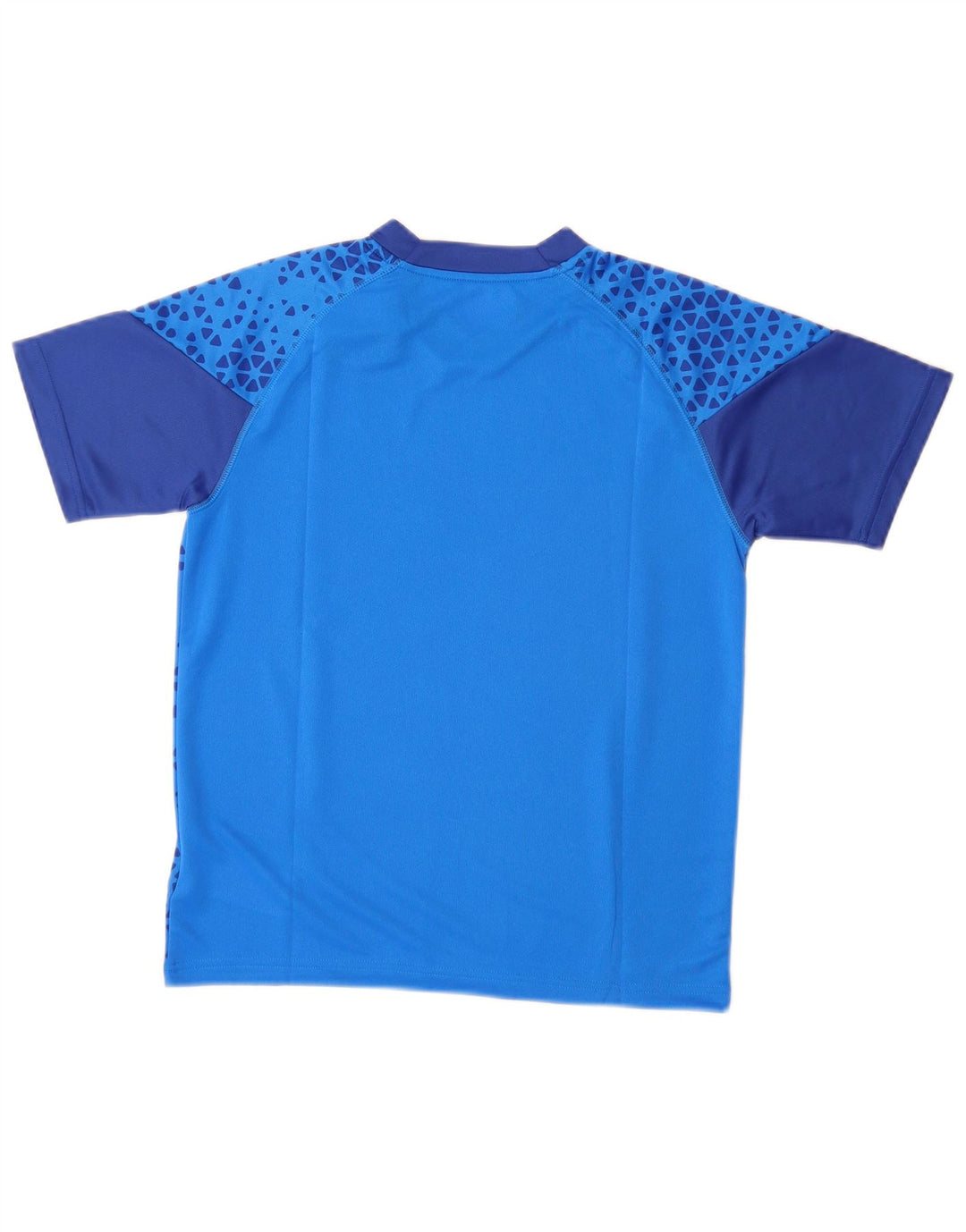 T-shirt chłopięcy Puma 11-12 lat, niebieski, geometryczny poliester