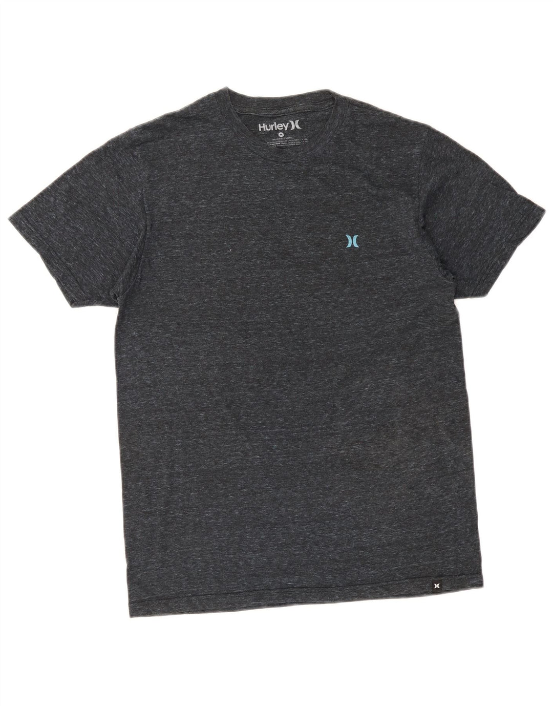 Męski T-shirt z grafiką Hurley Top, średnioszary, bawełniany