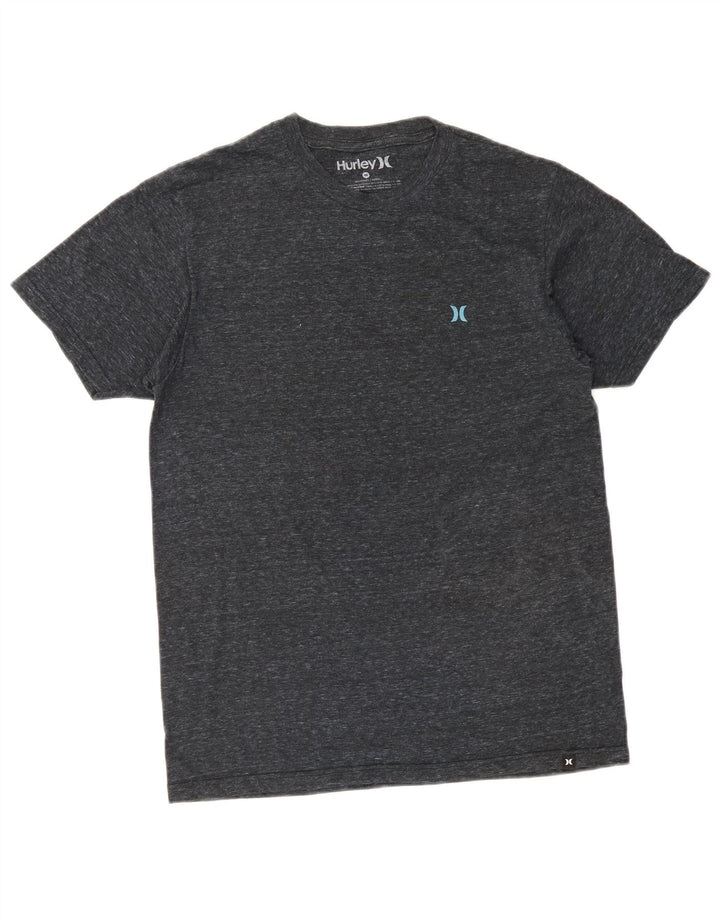 Męski T-shirt z grafiką Hurley Top, średnioszary, bawełniany