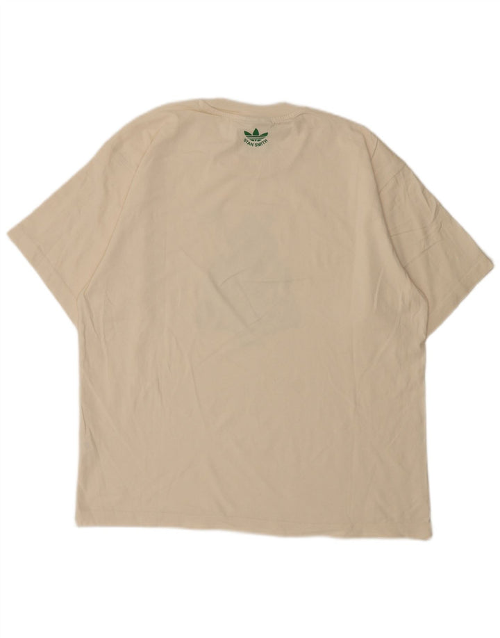Męska koszulka graficzna Adidas Top Medium White