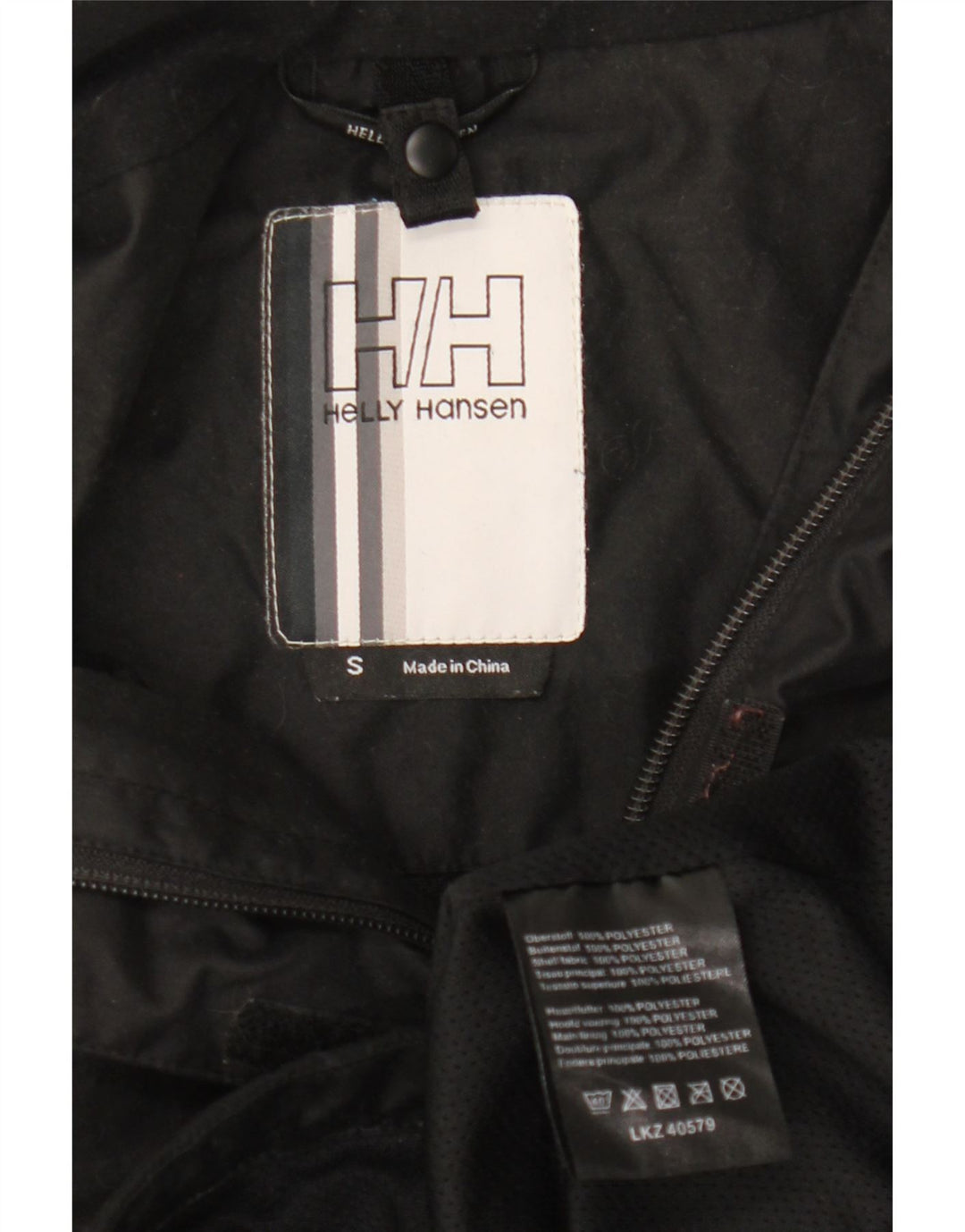 Damska kurtka wiatrówka Helly Hansen Oversized z kapturem UK 10 Small Black