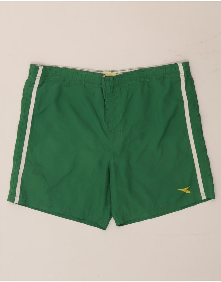 Męskie spodenki kąpielowe Diadora 2XL Zielony poliester