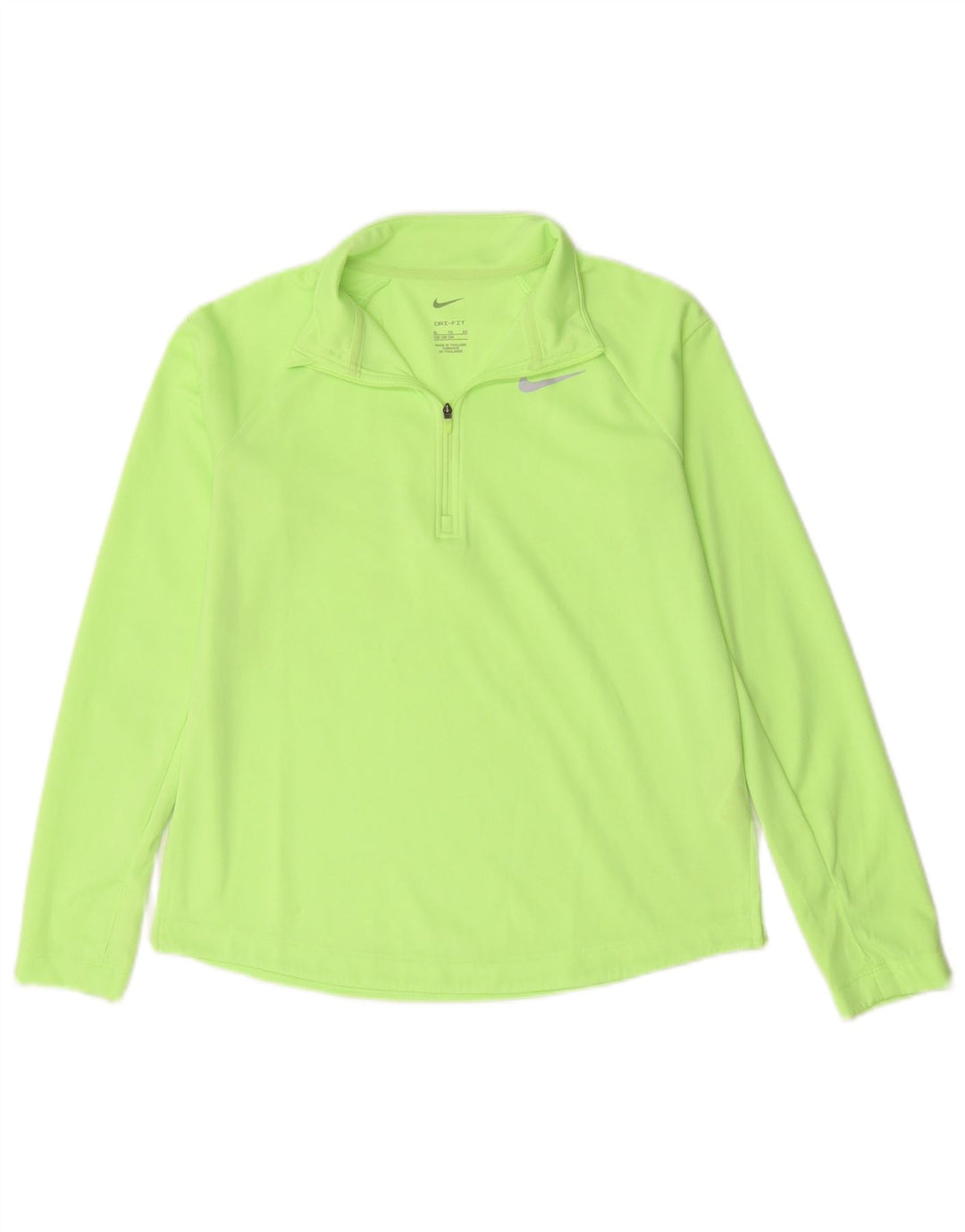 Chłopięcy dres Nike Dri Fit z zamkiem błyskawicznym na szyi, 13-14 lat, zielony