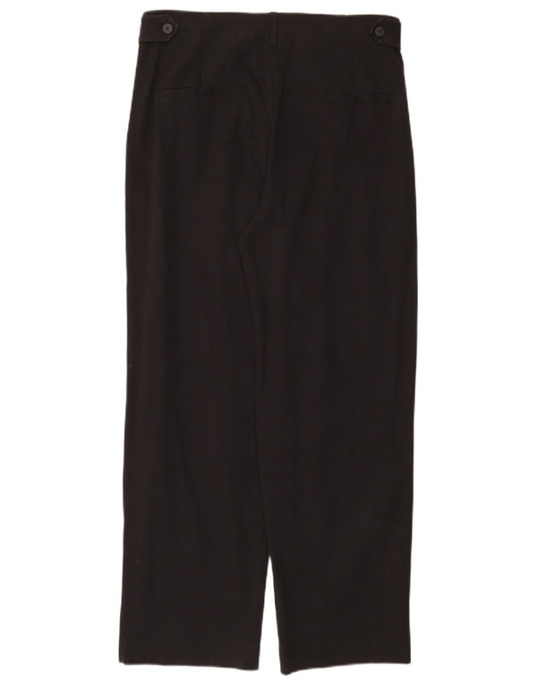 Damskie spodnie garniturowe Massimo Dutti z wysokim stanem EU 40 Medium W30 L28 czarne