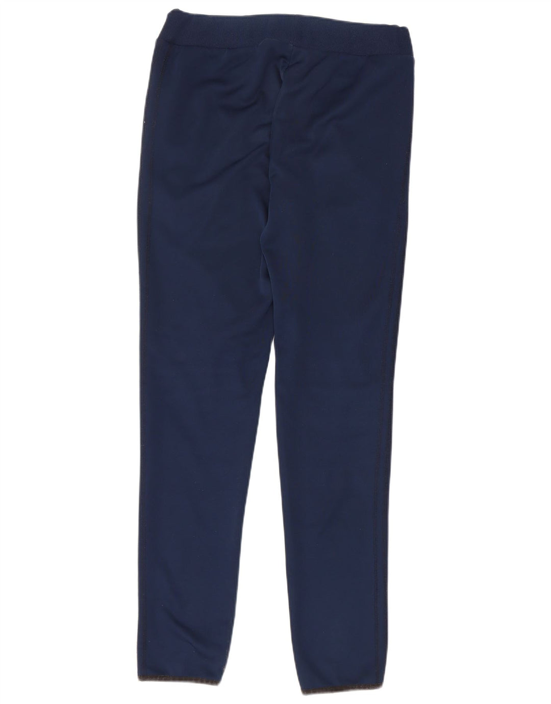 Damskie spodnie dresowe Adidas UK 10, małe, granatowe, poliestrowe