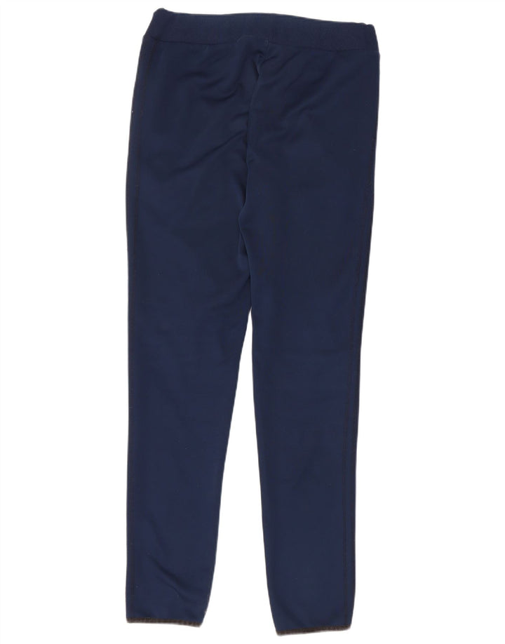 Damskie spodnie dresowe Adidas UK 10, małe, granatowe, poliestrowe