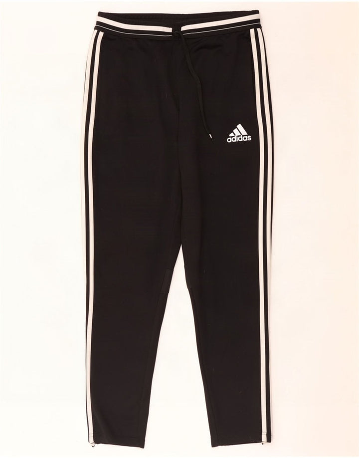 Męskie spodnie dresowe Adidas Climacool Crop, duże, czarne, poliestrowe