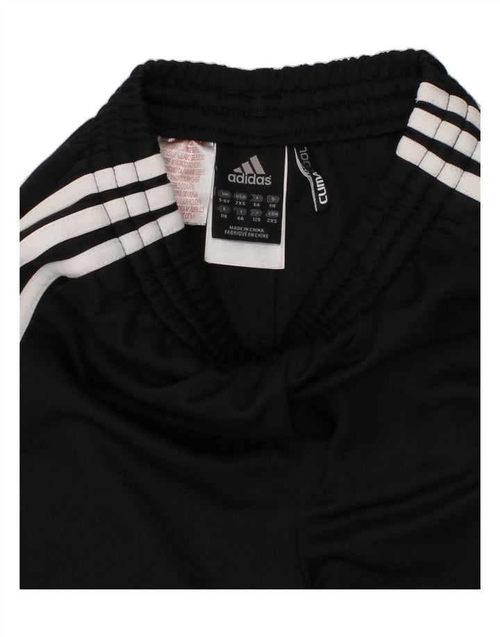ADIDAS Boys Climacool Graphic Sport Shorts 5-6 Years Black Polyester Vintage Adidas and Second-Hand Adidas from Messina Hembry 