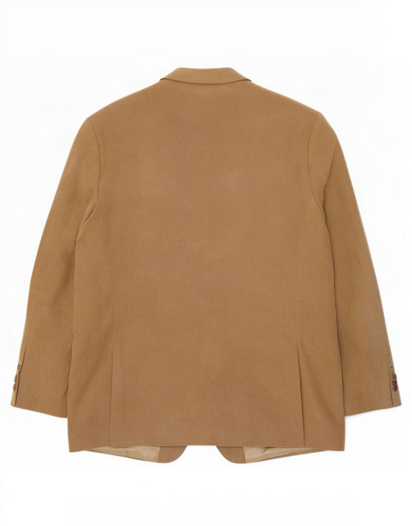 Marks & Spencer Męska marynarka zapinana na 3 guziki, UK 44 XL, beżowy poliester
