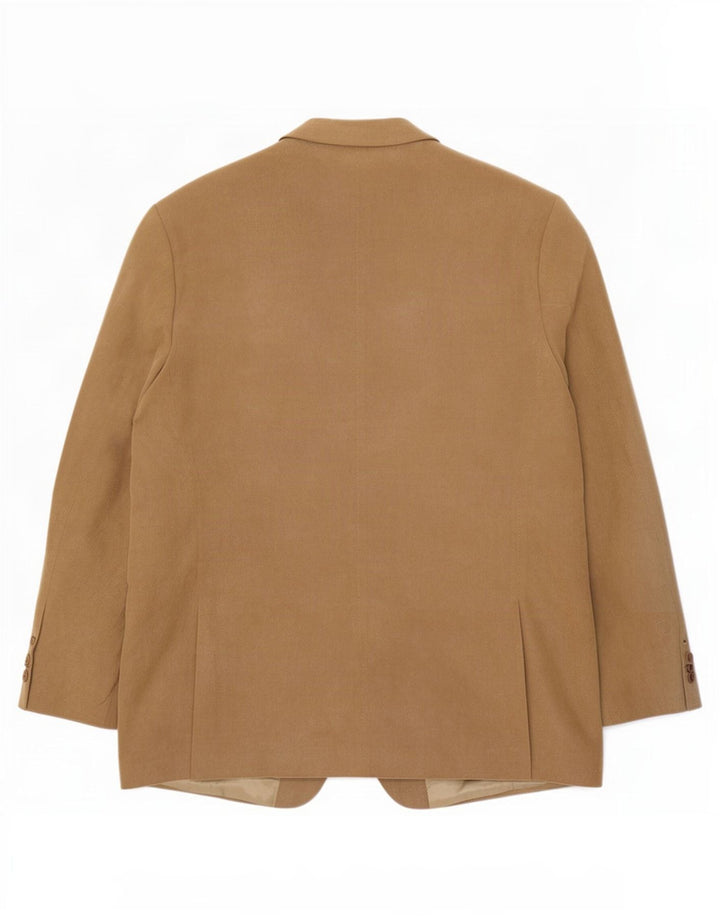 Marks & Spencer Męska marynarka zapinana na 3 guziki, UK 44 XL, beżowy poliester
