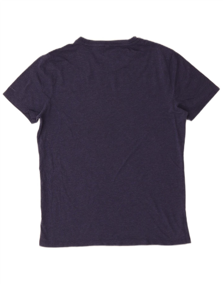 T-shirt męski G-Star, średni, granatowy, bawełniany