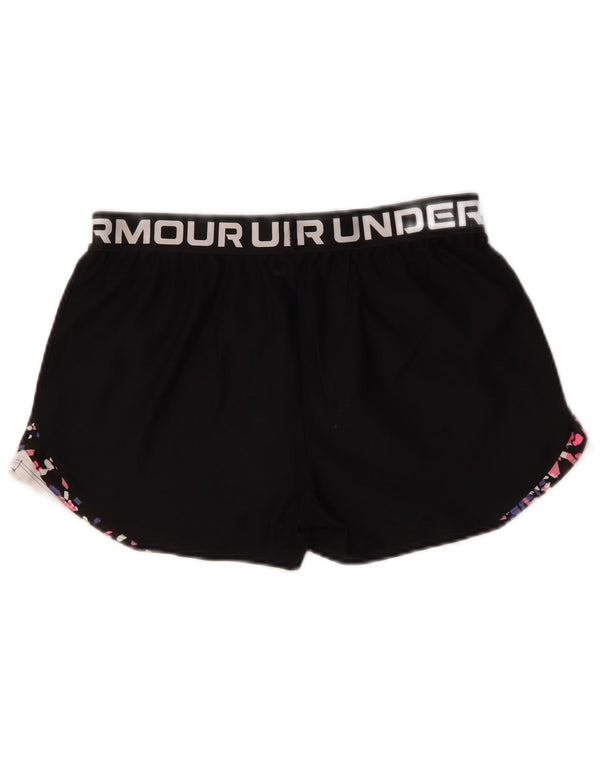 Dziewczęce spodenki sportowe Under Armour Heat Gear Graphic 13-14 lat XL, czarne