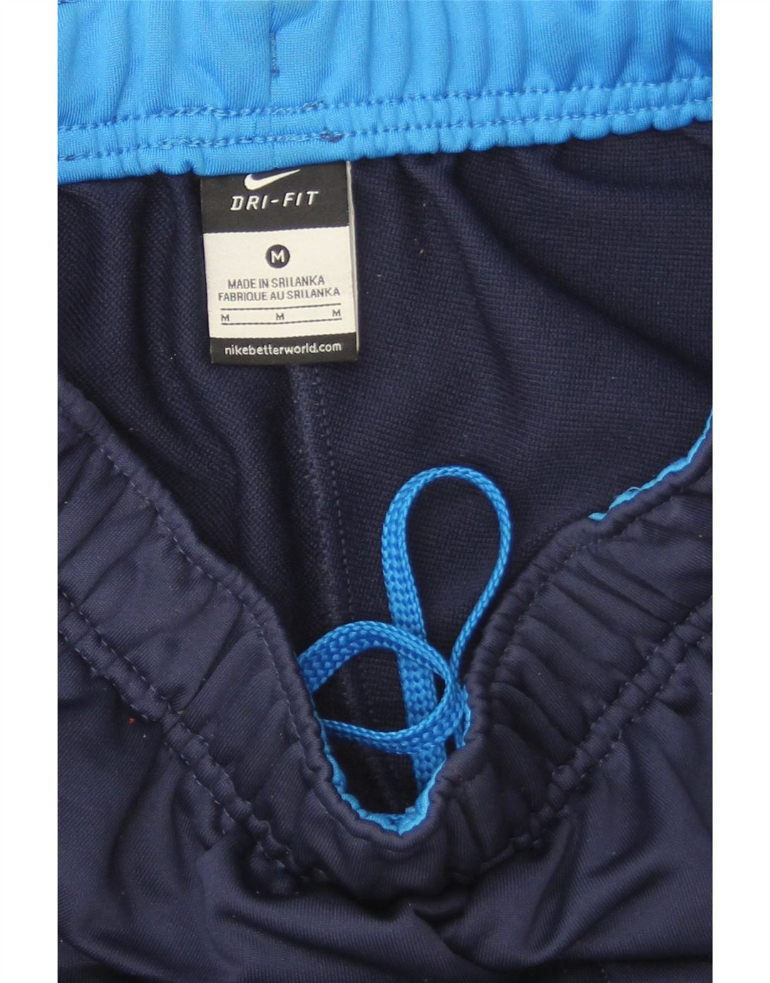 Męskie spodnie dresowe Nike Dri Fit, średni granatowy poliester