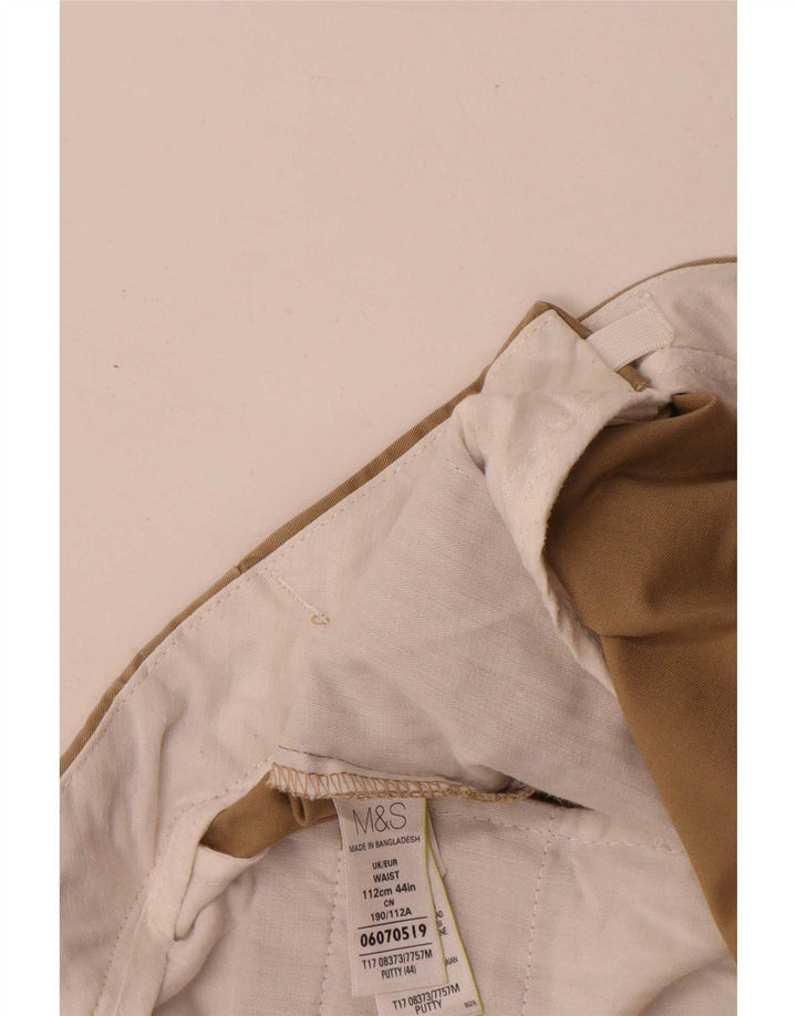 Marks & Spencer Męskie spodenki Chino W44 2XL Beżowa bawełna