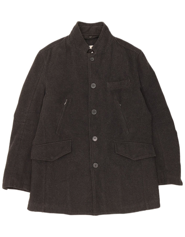 Płaszcz męski Gian Marco Venturi UK 40, duży, szary, wełniany