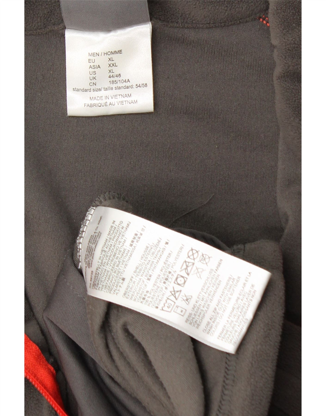 Męska kurtka polarowa Jack Wolfskin UK 44/46 XL, szary poliester