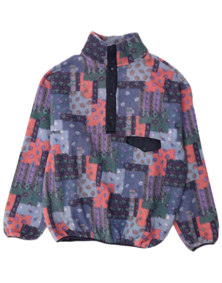 Męski sweter polarowy Rifle XL, wielobarwny patchworkowy poliester