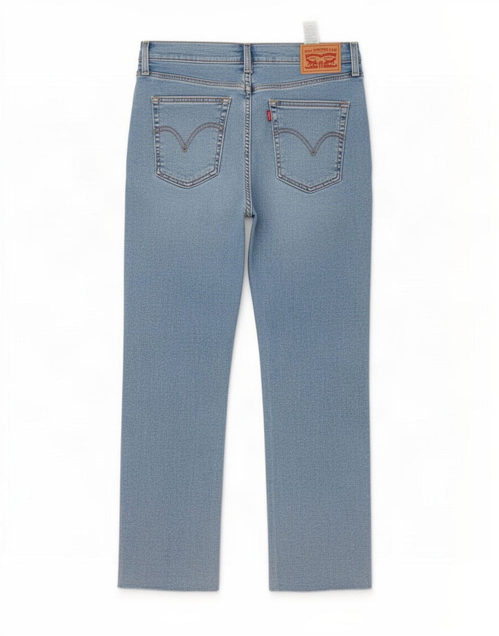 Damskie dżinsy Levi's w trudnej sytuacji, proste W30 L27, niebieska bawełna