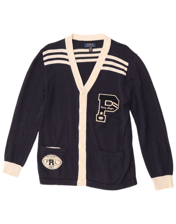 Polo Ralph Lauren Chłopięcy sweter kardigan 15-16 lat XL Granatowy