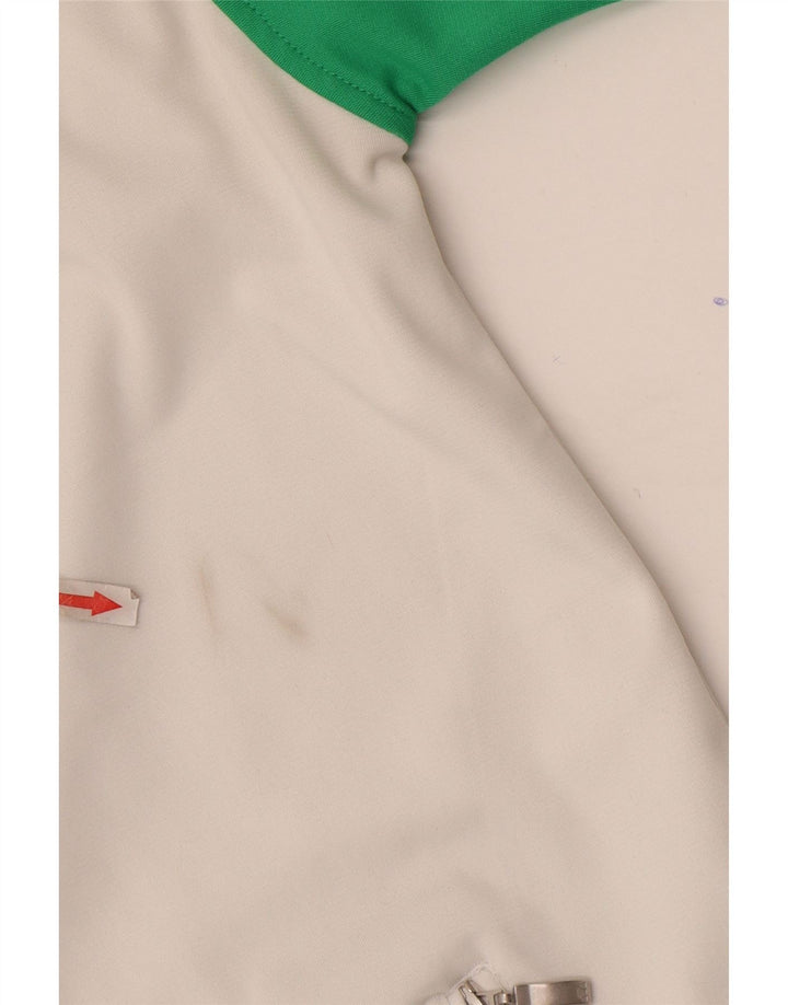 Damska kurtka dresowa Ellesse UK 20 2XL Biały poliester z blokami kolorów