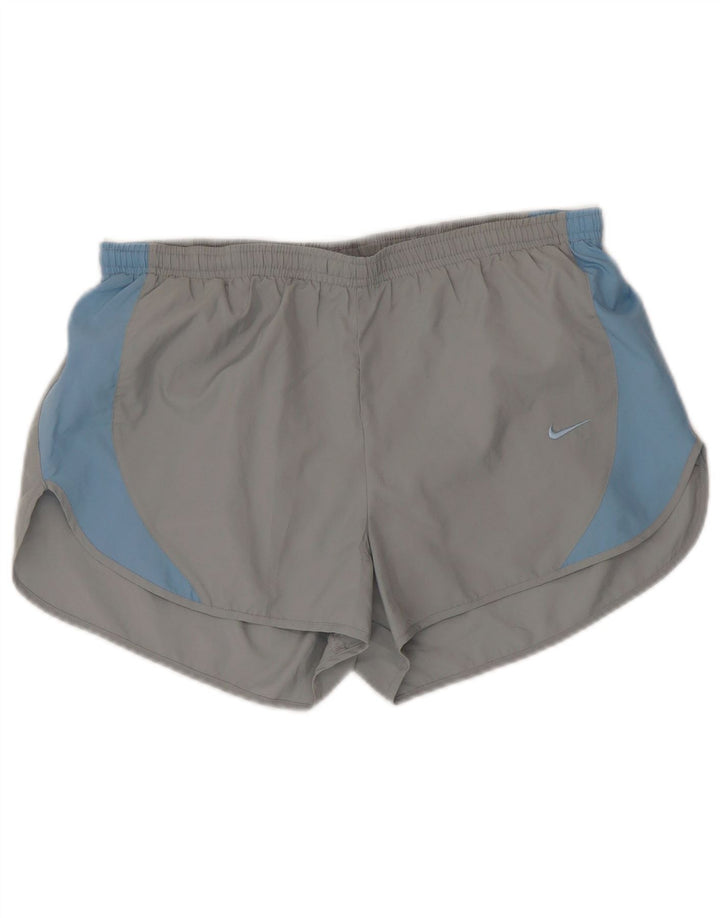 Męskie spodenki sportowe Nike Dri Fit, poliestrowe w kolorze średnioszarym