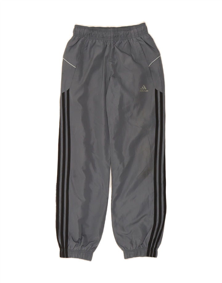 ADIDAS Boys Full Tracksuit 11-12 Years Grey Vintage Adidas and Second-Hand Adidas from Messina Hembry 