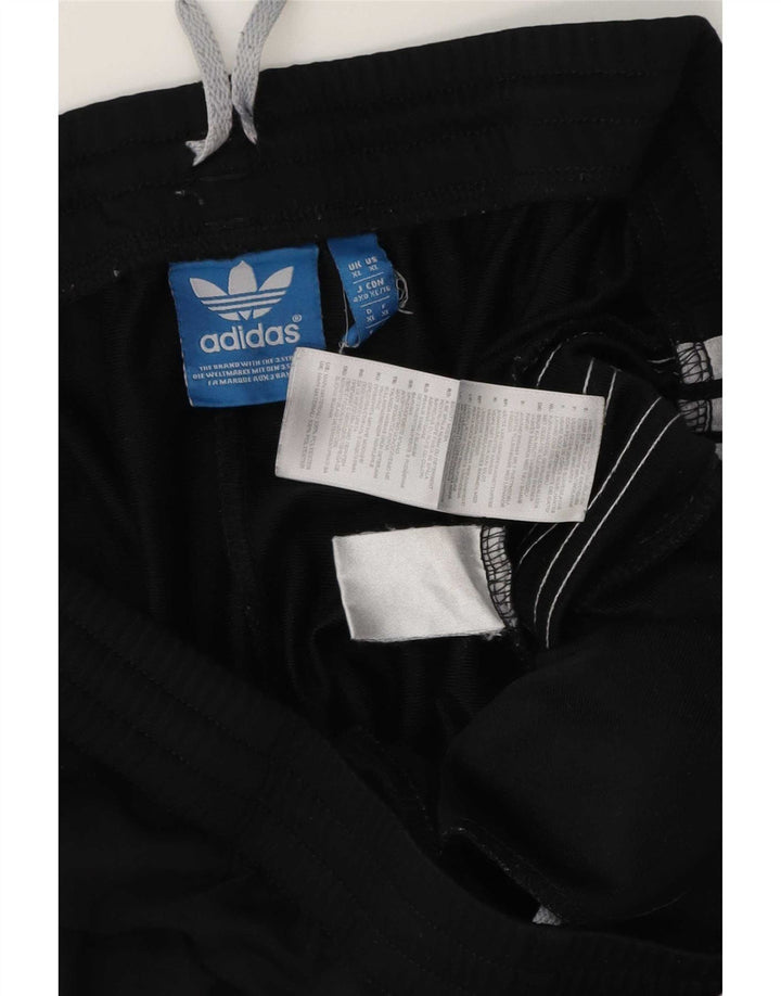 Męskie spodnie dresowe Adidas XL, czarne, poliestrowe