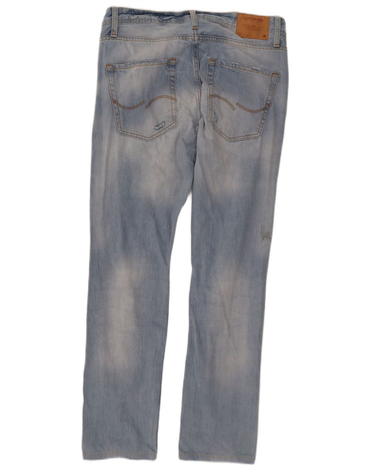Męskie jeansy Jack & Jones Tim Distressed W34 L31 Niebieskie