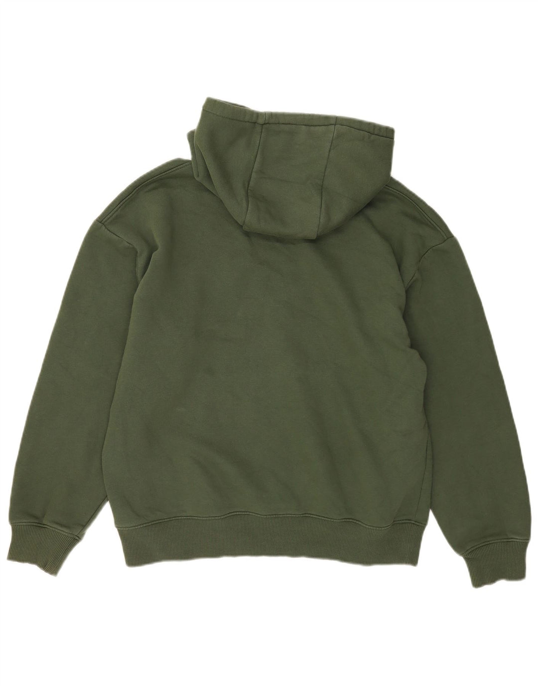 Męski sweter z kapturem Zara, duży, zielony, bawełniany
