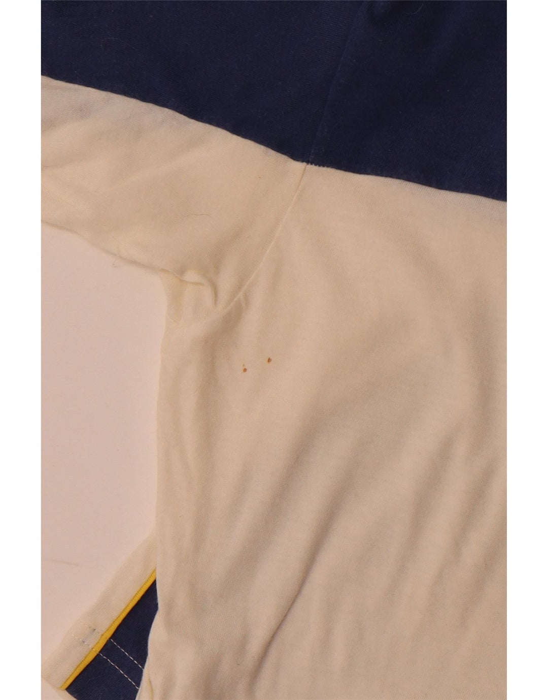 Męska koszulka z grafiką COLMAR Top, bawełniana, średnia, biała, z blokami kolorów