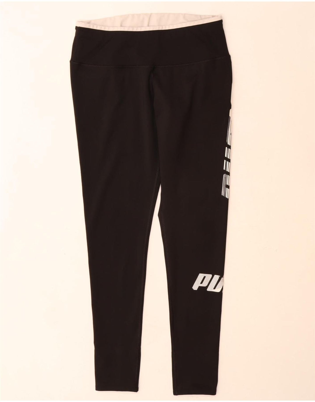 Damskie legginsy z grafiką Puma UK 18 XL, czarny poliester