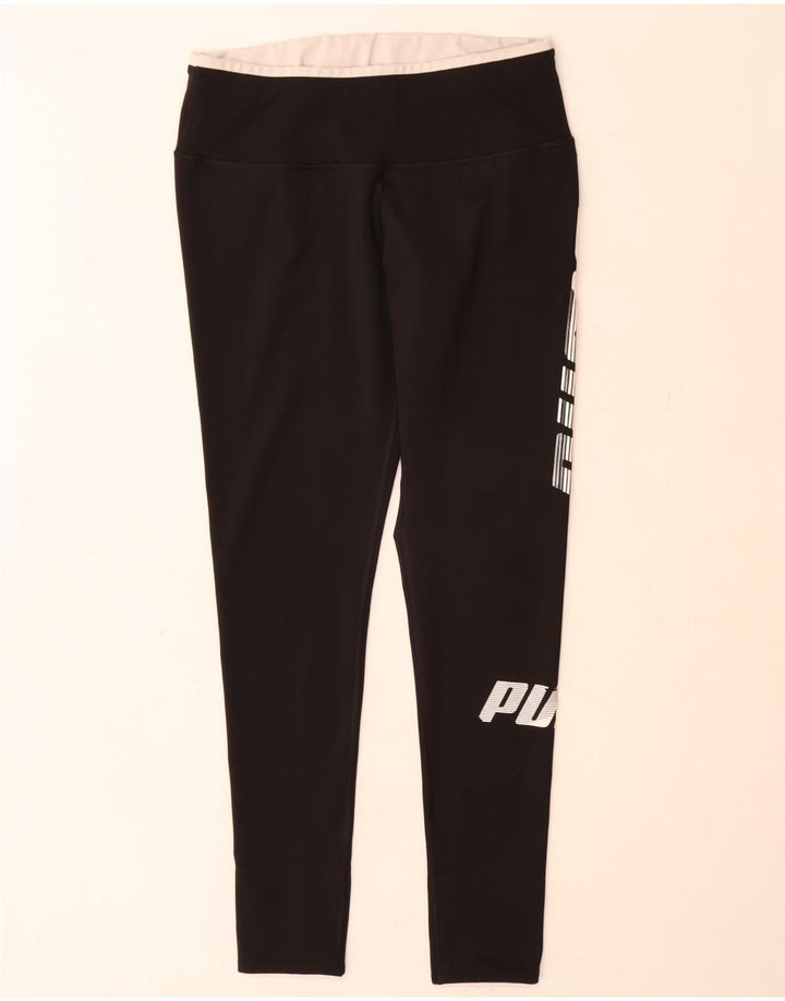 Damskie legginsy z grafiką Puma UK 18 XL, czarny poliester