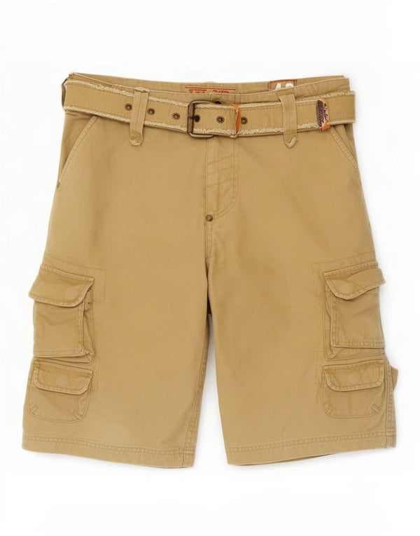 Męskie spodenki cargo w stylu vintage IT 48 Medium W32, bawełna khaki