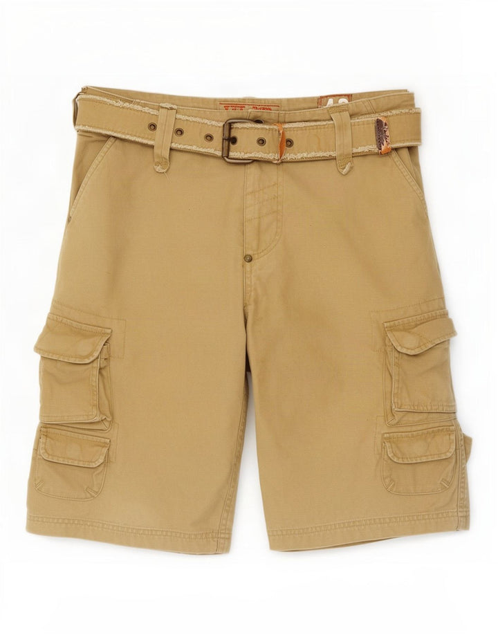 Męskie spodenki cargo w stylu vintage IT 48 Medium W32, bawełna khaki