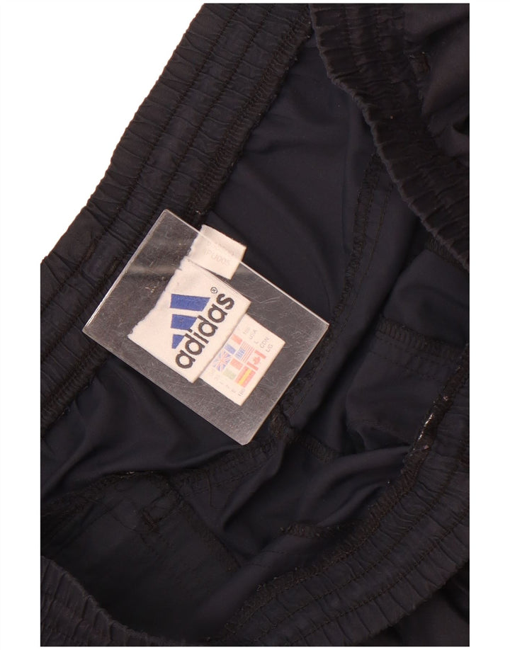 Męskie spodnie dresowe Adidas, duże, granatowe, poliestrowe