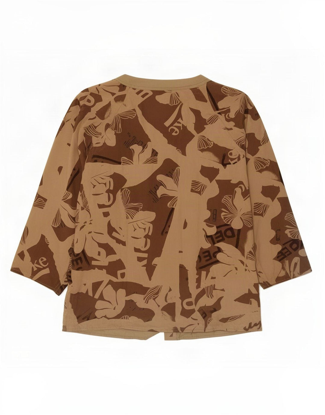 Damska marynarka Pancaldi & B w abstrakcyjny wzór UK 18 XL Khaki Modern