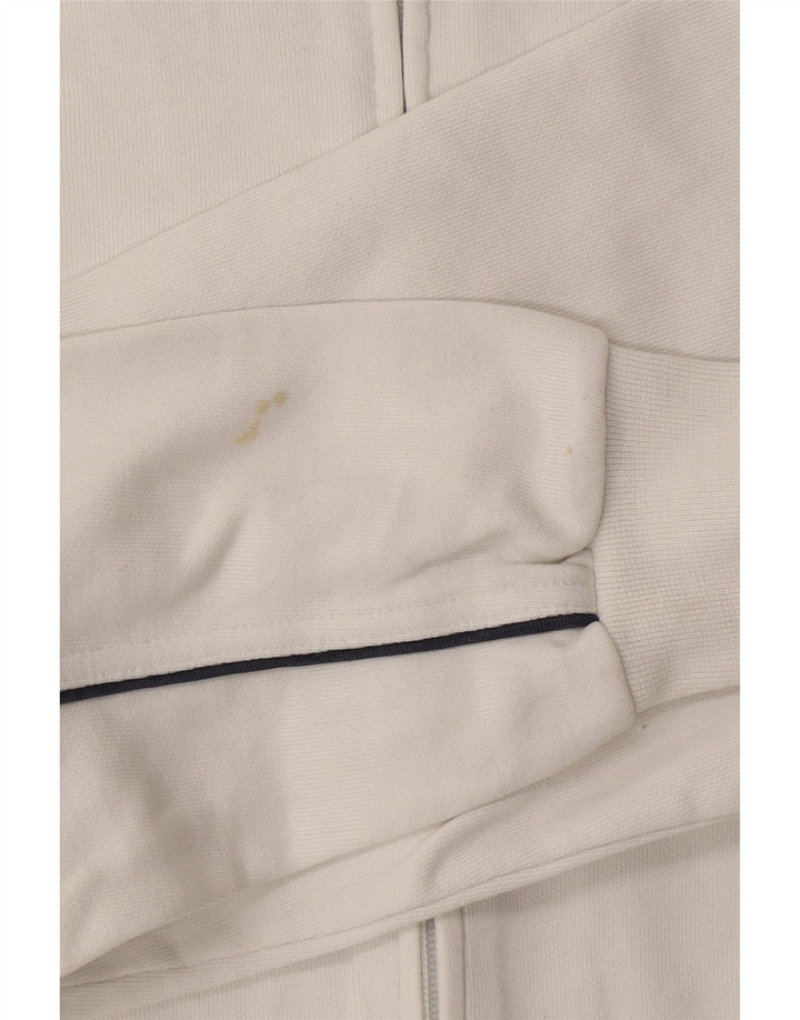 Kurtka damska CHAMPION Easy Fit dresowa UK 16, duża, biała bawełna