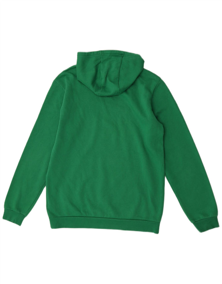 Adidas Męska bluza z kapturem, średnia, zielona bawełna