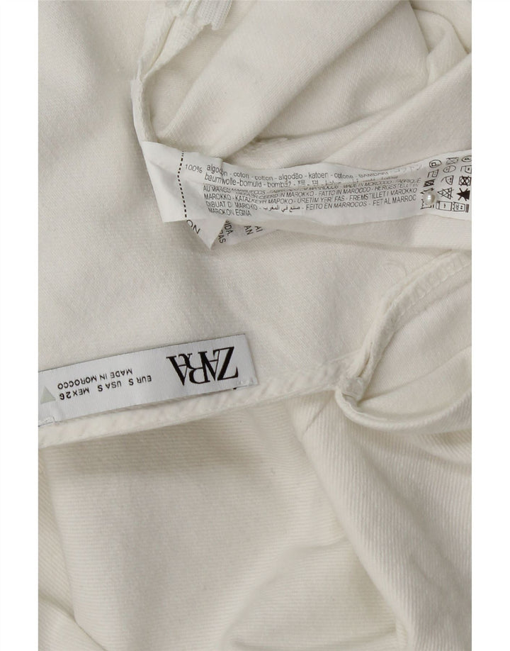 Kombinezon damski ZARA UK 10, mały, biały, bawełniany