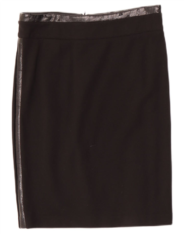 Guess Prosta spódnica damska Medium W28 Czarna wiskoza